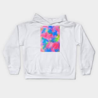 BLUE & PINK MODERN TRENDY COOL ABSTRACT PATTERN Kids Hoodie